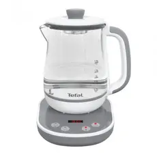 2 - Электрочайник Tefal BJ551B10, Серый|Белый