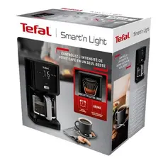 5 - Капельная кофеварка Tefal Smart&Light CM600810, 1000Вт, Чёрный