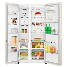 4 - Холодильник LG GC-B247SEDC, Бежевый