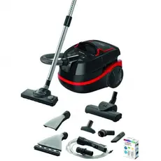 2 - Пылесос Bosch BWD421POW, Черный | Красный