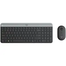 2 - Клавиатура и мышь Logitech MK470, Беспроводное, Графитовый