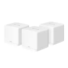 4 - Домашняя Mesh Wi-Fi система MERCUSYS Halo H60X(3-pack), Белый