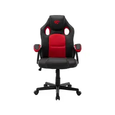 Gaming Chair Havit GC939, Integrated armrest, PU+Cloth, Black/Red 32565