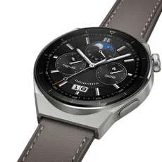 HUAWEI WATCH GT 3 Pro 46mm, Titanium with Gray Leather Strap 32123