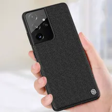 4 - Чехол Nillkin Galaxy S21 Ultra - Textured Case, Чёрный