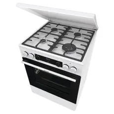 2 - Комбинированная плита Gorenje GKS6C71WA, Белый