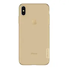 2 - Чехол Nillkin iPhone XS Max - Ultra thin TPU - Nature, Коричневый