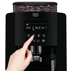 6 - Кофемашина Krups Arabica EA817010, Чёрный
