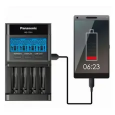 5 - Зарядное устройство Panasonic BQ-CC65E, Чёрный