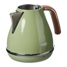 4 - Электрочайник DeLonghi KBOV 2001 GR, Зеленый