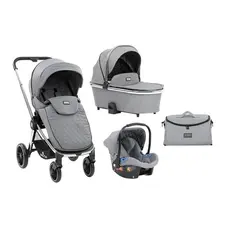 6 - Коляска 3-в-1 Kikka Boo Vicenza Premium, Серый