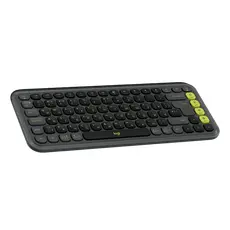 4 - Клавиатура и мышь Logitech POP ICON Combo, Беспроводное, Графит |...
