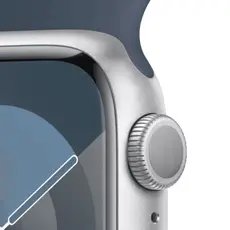 5 - Умные часы Apple Watch Series 9 GPS, 45мм, Silver | Storm Blue