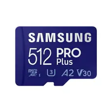 6 - Карта памяти Samsung PRO Plus MicroSD, 512Гб (MB-MD512KA/APC)