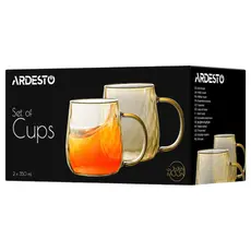 Glass cups Ardesto 350 ml 2 pcs, AR2635GG 1986