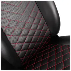 5 - Игровое кресло Noblechairs Icon, Искусственная кожа, Черный/Красный