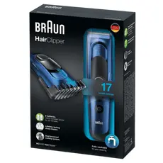 6 - Машинка для стрижки Braun HC5030, Синий | Чёрный