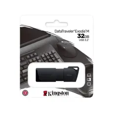 32GB USB3.2 Flash Drive Kingston DataTraveler Exodia M (DTXM/32GB), Black,...