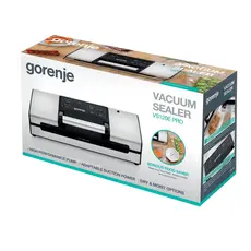 3 - Вакуумный упаковщик Gorenje VS120E PRO, Нержавеющая сталь