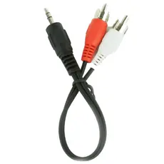 CCA-458/0.2 3.5mm stereo plug to 2 phono plugs 0.2 meter cable, Cablexpert...
