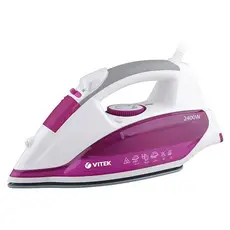 6 - Утюг VITEK VT-1262, 2400Вт, Розовый