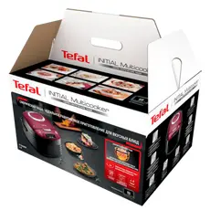 5 - Мультиварка Tefal RK740532, Черный Бордовый