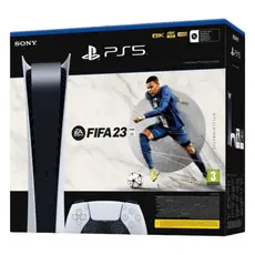 SONY PlayStation 5 Digital Edition + Fifa 2023 (Voucher), White 24828