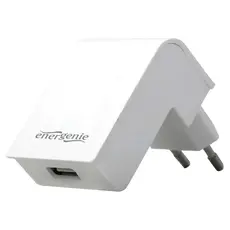 3 - Зарядное устройство Energenie EG-UC2A-02, 5Вт, Белый