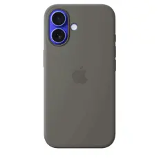 5 - Чехол Apple iPhone16 Silicone Case with MagSafe, Stone Gray