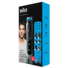 5 - Мужской Триммер Braun MGK3245, Черный | Синий