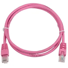2 - Патч-корд Cablexpert PP6-1M/RO, Cat6 FTP, 1м, Розовый