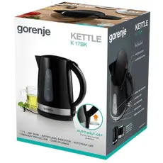 3 - Электрочайник Gorenje K17BK, Чёрный