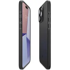 6 - Чехол Spigen iPhone 15 Pro Max Thin Fit, Чёрный