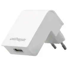 3 - Зарядное устройство Energenie EG-UC2A-02-W, 5Вт, Белый