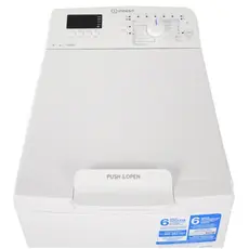 3 - Стиральная машина Indesit BTW D61253, 6кг, Белый