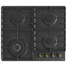6 - Газовая варочная панель Gorenje GW 642 CLB, Чёрный