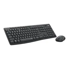 2 - Клавиатура и мышь Logitech MK295, Беспроводное, Чёрный