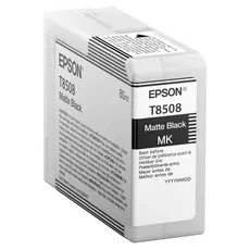 2 - Картридж чернильный Epson T850 UltraChrome HD, 80мл, Матовый Черный