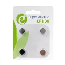 5 - Дисковые батарейки Energenie EG-BA-LR1130-01, LR1130, 48мА·ч, 4шт.