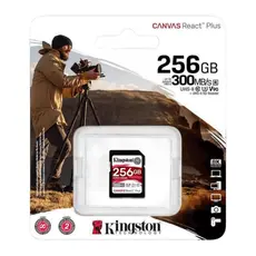 3 - Карта памяти Kingston Canvas React Plus, 256Гб (SDR2/256GB)