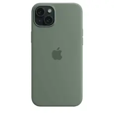 5 - Чехол Apple iPhone 15 Plus Silicone Case with MagSafe, Кипарис