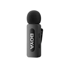 2 - Портативный записывающий микрофон Boya BY-V20 V2.0, Беспроводной, Черный