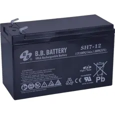 2 - Аккумулятор для резервного питания B.B. SH7-12, 12В 7