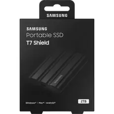 5 - Внешний портативный SSD накопитель Samsung T7 Shield, 2 ТБ, Синий...