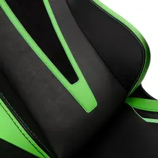 6 - Игровое кресло Noblechairs Epic, Искусственная кожа, Черный/Зеленый
