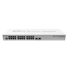 6 - Коммутатор маршрутизатора MikroTik CRS326-24G-2S+RM, Белый