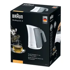 6 - Электрочайник BRAUN WK300 White, Белый