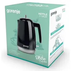 5 - Электрочайник Gorenje K15RLBK, Чёрный