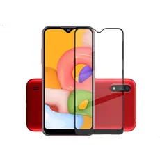 2 - Защитная пленка Xcover Samsung A01 Full covered, Чёрный