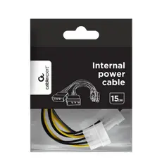 5 - Внутренний кабель питания Cablexpert CC-PSU-6, Чёрный